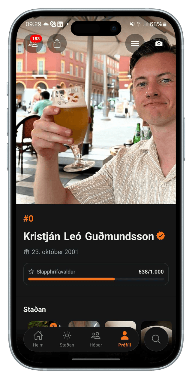 Slapp prófíll